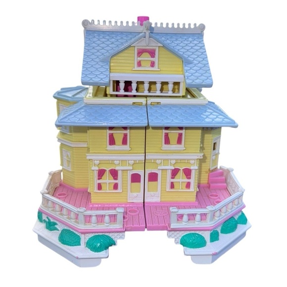 Blue Bird Other - 1995 Polly Pocket Pop-Up Party Play House Clubhouse ONLY Bluebird Toys 3 Stories